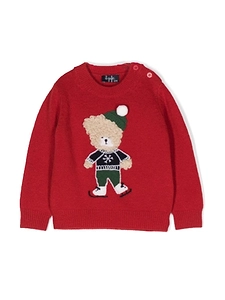 Teddy Bear Crew Neck Pullover