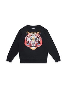 Marcelo Burlon County Of Milan Cross Tiger Crewneck