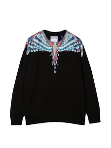 Marcelo Burlon County Of Milan Blue Birds Wings Crewneck