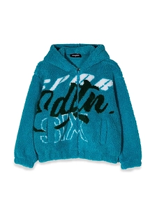 Dsquared Jacquard Fur Zip Hoodie