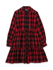Dsquared Checked Button-Up Dress