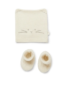 Teddy & Minou Tricot Hat And Shoes