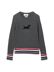 Thom Browne Baby Cable Crewneck Pullover