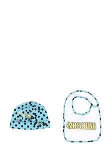 Moschino Cap + Baby Bib Set