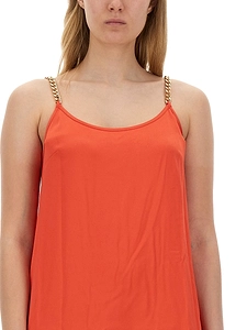 Michael By Michael Kors Dress With Chain Straps