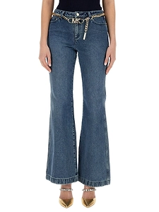 Michael By Michael Kors Flare Fit Jeans