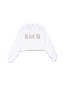 Msgm Cropped Sweatshirt
