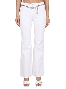 Michael By Michael Kors Pants With Logo Belt