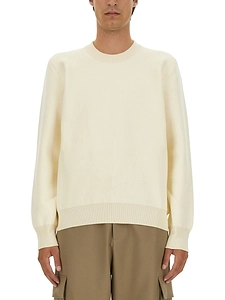 Off White Sweatshirt With Logo