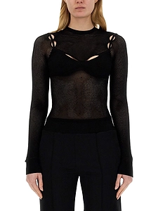 Off White Top A Net