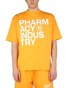 Pharmacy Industry Logo Print T Shirt