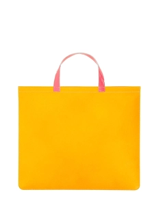 Super Fluo Leather Tote Bag