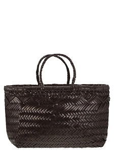 Dragon Triple Jump Small Woven Leather Bag