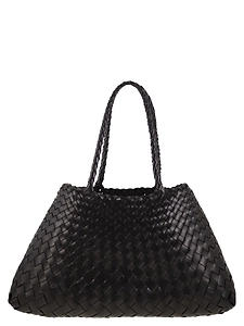 Dragon Santa Croce Big Woven Leather Bag