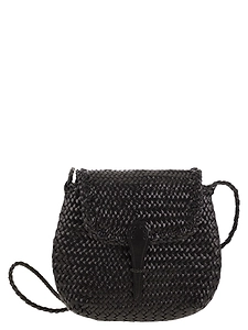 Dragon Mini City Bag Woven Leather Bag