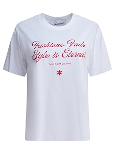 Semper Quote Print T-Shirt