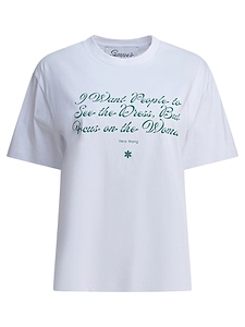 Semper Quote Print T-Shirt