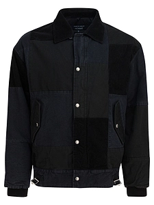 Comme Des GarÇOns Homme Jacket With Tone On Tone Patchwork