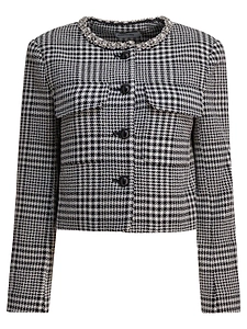 Self Portrait Houndstooth Blazer