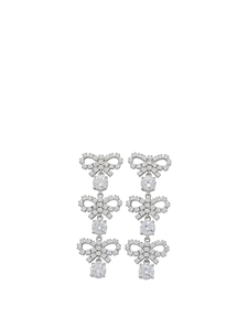Self Portrait Drop Earrings With Bows