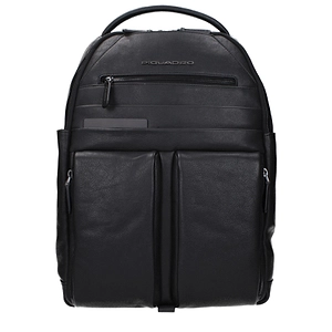Piquadro Backpacks And Waist Bags Leather Black