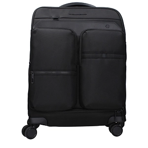 Piquadro Fabric Black Trolley