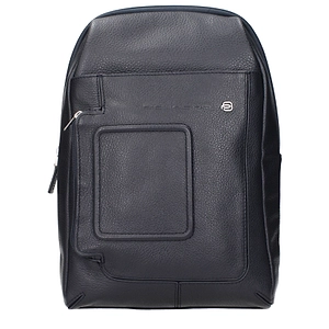 Piquadro Blue Leather Shoulder Bags