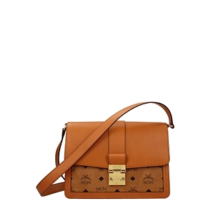 Mcm Brown Leather Crossbody Bag