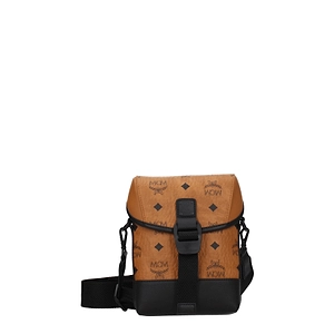 Mcm Brown Leather Crossbody Bag