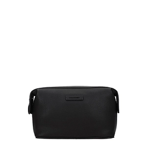 Piquadro Beauty Case Men Leather Black
