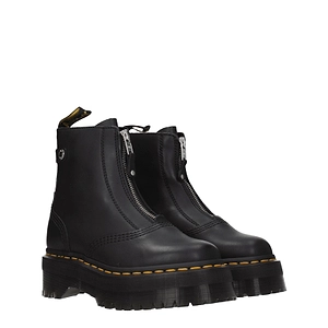 Dr. Martens Jetta Boots Black Leather