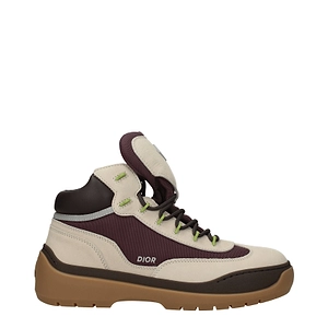 Christian Dior Hiking Boots Suede Beige/Brown