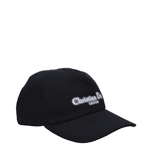 Christian Dior Cotton Black Hat