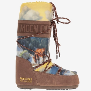 Icon Boots With Landscape Print