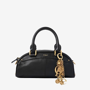 Small Chloé Bowling Bag In Soft Leather