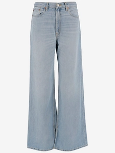 Re/Done Cotton And Lyocell Jeans