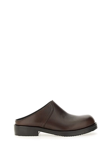 Dries Van Noten Leather Clogs