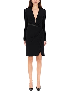 Versace V Neck Mini Dress