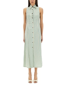 Alysi Chemisier Dress Colorful Stripes