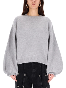 Rotate Birger Christensen Sweater With Wide Sleeves