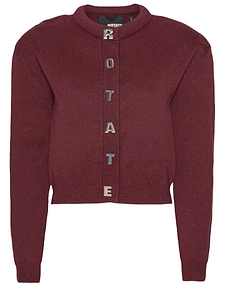 Rotate Birger Christensen Cardigan With Letters