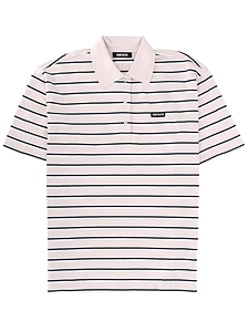 Striped Polo Shirt With Logo