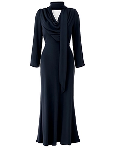 Rotate Birger Christensen Long Draped Dress