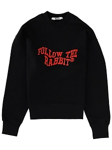 Msgm Sweatshirt Follow The Rabbit