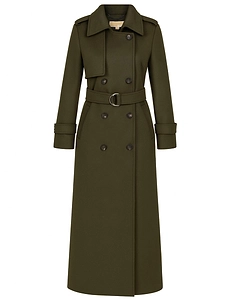 Michael By Michael Kors Belted Trench Coat