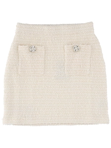 Self Portrait Wool Miniskirt