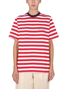 Sunnei X Eleonora Bonucci T Shirt With Mini Logo