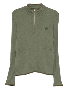 Fissure Zip Up Rib L/S Tee