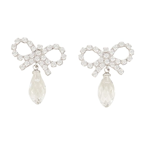 Bow Droplet Earrings