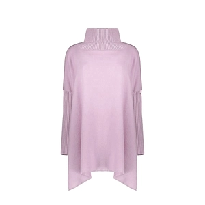 Herno High Collar Asymmetric Poncho